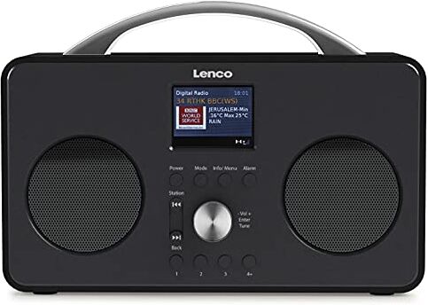 Lenco PIR-645BK Radio Internet Radio Portatile Digitale Nero