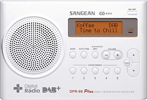 Sangean A500180 Radio DPR-69 DAB+ Bianca