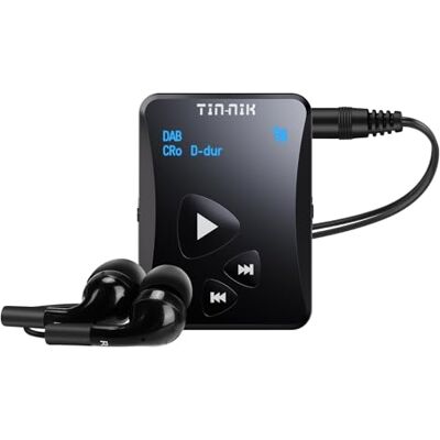 Tin- Nik Tin-Nik DAB-398S Radio personale, portatile, DAB/DAB+, Mini-radio digitale, tascabile, RDS FM, con batteria ricaricabile, Cuffie, Display OLED Tin- Nik Tin-Nik DAB-398S Radio personale, portatile, DAB/DAB+, Mini-radio digitale, tascabile, RDS FM, con batteria ricaricabile, Cuffie, Display OLED