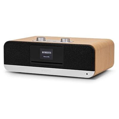 Roberts Blutune 300L Sistema audio all-in-one con CD, Dab+/FM/Bluetooth/USB ciliegio Roberts Blutune 300L Sistema audio all-in-one con CD, Dab+/FM/Bluetooth/USB ciliegio