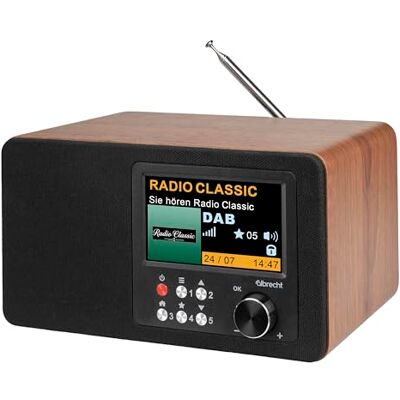 Albrecht DR 863 Radio digitale Mono, DAB+/FM, grande display a colori da 4,3", ASA Albrecht DR 863 Radio digitale Mono, DAB+/FM, grande display a colori da 4,3", ASA