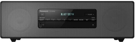 Panasonic SC-DM502E-K Sistema Micro Hi-Fi, 40W, Radio Fm, DAB/DAB+, Lettore CD, Porta USB, Bluetooth, Aux, Riproduzione MP3, Alloggiamento in Legno e Copertura in Rame, Design Elegante, Nero