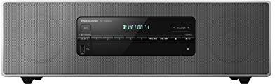 Panasonic Sistema Micro Hi-Fi  SC-DM502E-W, 40 W, radio FM, DAB/DAB+, lettore CD, porta USB, Bluetooth, Aux, riproduzione MP3, custodia in legno e copertura in rame, design elegante, bianco