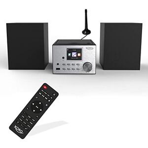 Xoro HMT 500 PRO V2 Micro impianto stereo (radio internet/DAB+/FM, lettore CD, Bluetooth, lettore multimediale USB, display a colori da 2,4", telecomando, 2 altoparlanti da 10 W Xoro HMT 500 PRO V2 Micro impianto stereo (radio internet/DAB+/FM, lettore CD, Bluetooth, lettore multimediale USB, display a colori da 2,4", telecomando, 2 altoparlanti da 10 W