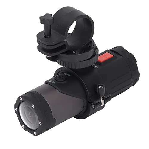 Goshyda Action Camera, Videocamera per Casco da Moto con Registrazione WIFI 4K HD, Grandangolo 170 Gradi, Videocamera per Bici Impermeabile 128G 10 Metri, Durata Ultra Lunga, per Sport Subacquei All'aperto