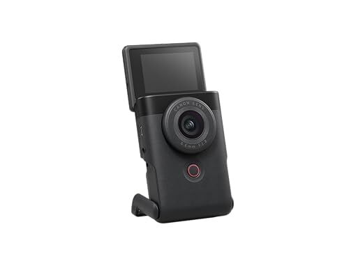 Canon PowerShot V10 nera vlogging kit (sensore 1", 4K, microfoni stereo, wi-fi, bluetooth)
