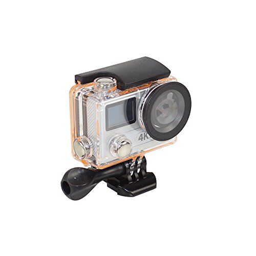 PNI Action Camera Evo A2 PRO 4K H8PRO 30fps Fotocamera Subacquea 4K Sport Camera Impermeabile 2.0 Pollici Due 1050mAh Batterie e Kit Accessori