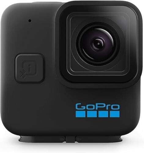 GoPro HERO11 Black Mini Fotocamera d'azione impermeabile compatta con video Ultra HD 5.3K60, immagini fisse da 24,7 MP, sensore di immagine da 1/1,9", streaming live, stabilizzazione