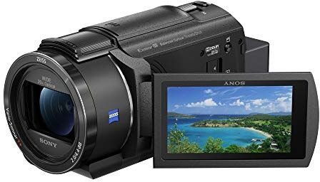 Sony FDR-AX43A – Videocamera 4K Exmor R CMOS Sensor, Modalità registrazione: XAVCS 4K 3840 x 2160, Nero