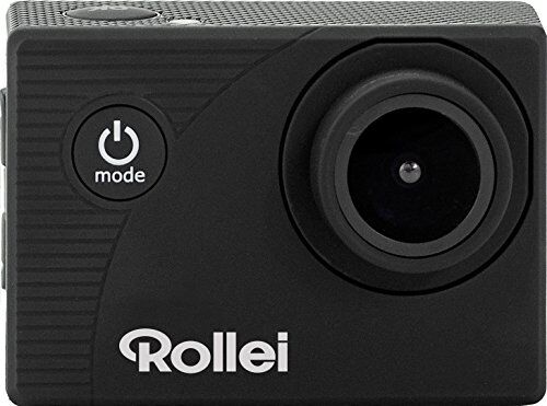 Rollei Actioncam 372 Action-Camcorder con risoluzione video Full HD da 1080p/30 fps, Obiettivo grandangolare, impermeabile fino a 30 m, incl. custodia subacquea Nero