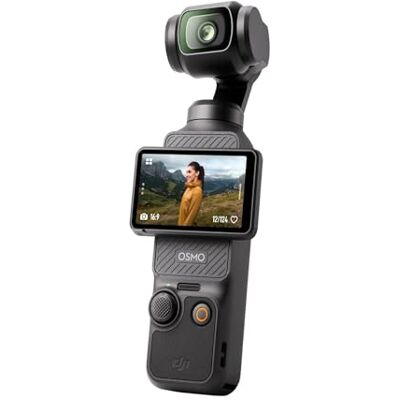 DJI Osmo Pocket 3, fotocamera per vlog con CMOS da 1'', 4K/120fps stabilizzazione a 3 assi, messa a fuoco rapida, tracciamento di volti/oggetti, touchscreen ruotabile da 2", Youtube DJI Osmo Pocket 3, fotocamera per vlog con CMOS da 1'', 4K/120fps stabilizzazione a 3 assi, messa a fuoco rapida, tracciamento di volti/oggetti, touchscreen ruotabile da 2", Youtube