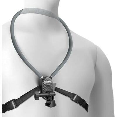 NEEWER GP49 Supporto Collo Compatibile con GoPro DJI Insta360 Action Camera Neck Holder a Sgancio Rapido con Cuscinetto d'Aria, Fascia Toracica Regolabile, Kit Accessori per Riprese Video Vlogging POV NEEWER GP49 Supporto Collo Compatibile con GoPro DJI Insta360 Action Camera Neck Holder a Sgancio Rapido con Cuscinetto d'Aria, Fascia Toracica Regolabile, Kit Accessori per Riprese Video Vlogging POV