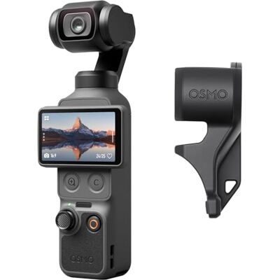 DJI Osmo Pocket 4 Combo Standard, fotocamera gimbal tascabile per vlog CMOS da 1″ e 4K/240fps, stabilizzazione a tre assi, zoom senza perdita 2×, 107 GB di memoria integrata DJI Osmo Pocket 4 Combo Standard, fotocamera gimbal tascabile per vlog CMOS da 1″ e 4K/240fps, stabilizzazione a tre assi, zoom senza perdita 2×, 107 GB di memoria integrata