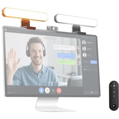 NEEWER BASICS 12W Barra Luce Monitor e Stand (2pz), Lampada Scrivania LED per Casa Ufficio Videoconferenza Computer Laptop Webcam Zoom Streaming, Bicolore Dimmerabile, Telecomando/Controllo Touch, L10 NEEWER BASICS 12W Barra Luce Monitor e Stand (2pz), Lampada Scrivania LED per Casa Ufficio Videoconferenza Computer Laptop Webcam Zoom Streaming, Bicolore Dimmerabile, Telecomando/Controllo Touch, L10