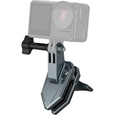 NEEWER Supporto Morsetto Action Camera per Parabrezza Moto, Lega Alluminio Adattatore a 3 Punte, Clip Compatibile con GoPro Hero 13 12 DJI Action 6 Osmo 360 Insta360 Ace Pro, per Video POV, AC032 NEEWER Supporto Morsetto Action Camera per Parabrezza Moto, Lega Alluminio Adattatore a 3 Punte, Clip Compatibile con GoPro Hero 13 12 DJI Action 6 Osmo 360 Insta360 Ace Pro, per Video POV, AC032