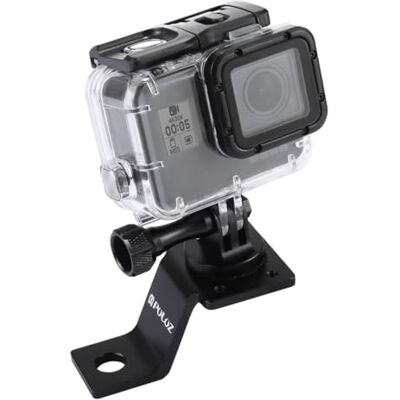 PULUZ accessori moto specchio/bullone supporto fisso metallo bici supporto per GoPro Hero 5 4 sessione nero argento 4 3 3 2 sport Action Camera (Nero) PULUZ accessori moto specchio/bullone supporto fisso metallo bici supporto per GoPro Hero 5 4 sessione nero argento 4 3 3 2 sport Action Camera (Nero)