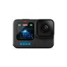 GoPro HERO12 Black Action camera impermeabile con video Ultra HD 5.3K60, foto da 27 MP, HDR, sensore di immagine da 1/1,9", streaming live, webcam, stabilizzazione