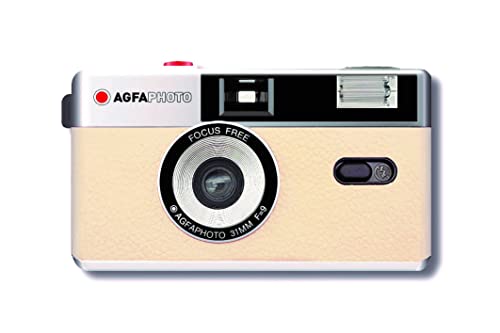 AgfaPhoto Fotocamera analogica, 35 mm, colore: Beige