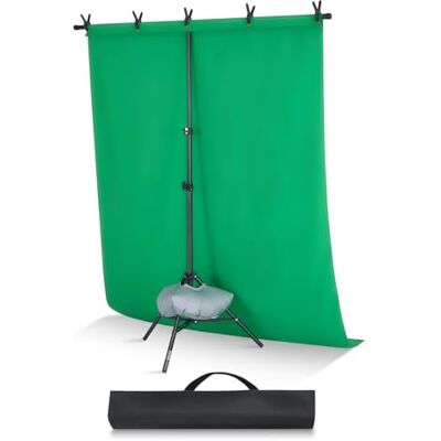 VEVOR Supporto per Fondale Fotografico Regolabile, Tessuto per Fondale 154 x 198 cm Supporto per Fondale Portatile con 1 Treppiede, Supporto per Schermo per Fotografia di Prodotto Fotografia in Studio VEVOR Supporto per Fondale Fotografico Regolabile, Tessuto per Fondale 154 x 198 cm Supporto per Fondale Portatile con 1 Treppiede, Supporto per Schermo per Fotografia di Prodotto Fotografia in Studio