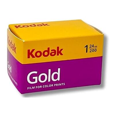 Kodak Gold 200 Pellicola a colori negativa, formato 135 mm, 24 pose Kodak Gold 200 Pellicola a colori negativa, formato 135 mm, 24 pose