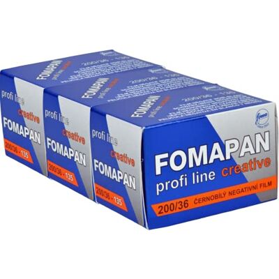 Foma PAN Creative 200 135/36 Pellicola 3 x 35 mm bianco/nero Foma PAN Creative 200 135/36 Pellicola 3 x 35 mm bianco/nero