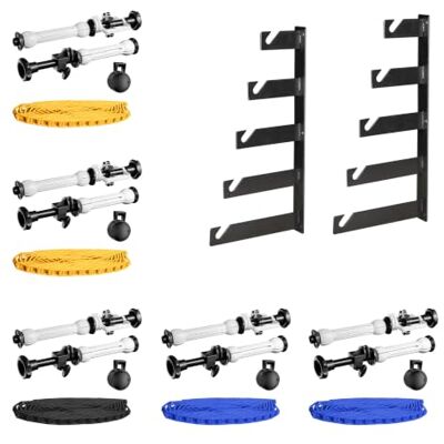 walimex pro Walimex set di montaggio a parete per sfondo a 5 pieghe, set di 5 walimex pro Walimex set di montaggio a parete per sfondo a 5 pieghe, set di 5