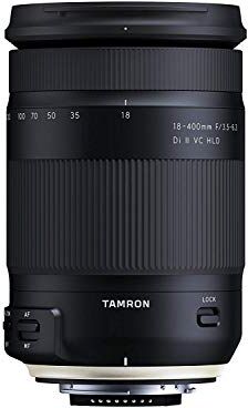 Tamron Zoom 18-400mm F/3.5-6.3 DI-II VC HLD All-In-One per fotocamere reflex digitali Nikon APS-C (garanzia USA 6 anni) nero