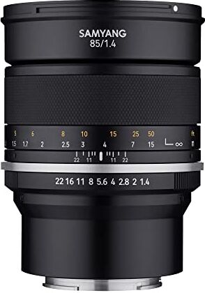 Samyang F1.4 M II MFT 85 mm Obiettivo per Ritratto, Focale Fissa, Micro Quattro Terzi, Nero