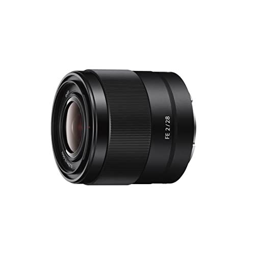 Sony SEL-28F20 Obiettivo Grandangolo a Focale Fissa 28 mm F2.0, Mirrorless Full-Frame, Attacco E, SEL28F20