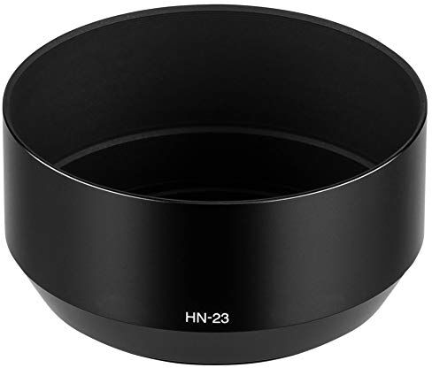 CELLONIC ® Paraluce Compatibile con HN-23 con Filettatura a Vite HN-23 Lens Hood in Metallo Protegge l'obiettivo e la Lente da Urti e Graffi