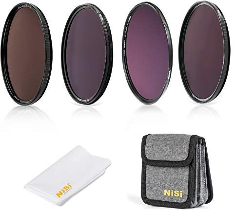 NiSi 77mm Circular Filter Long Exposure Kit, Including ND8(3 stops), ND64(6 stops)+CPL, ND1000(10 stops), ND32000(15 stops) and Filter Pouch