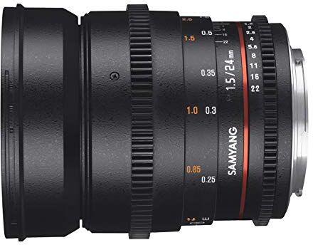 Samyang t1.5 VDSLR II con messa a fuoco manuale per Nikon DSLR