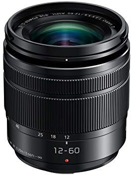 Panasonic LUMIX G VARIO H-FS12060E Obiettivo Zoom Standard Micro 4/3 12-60mm, F3.5-5.6 ASPH., POWER O.I.S., Nero