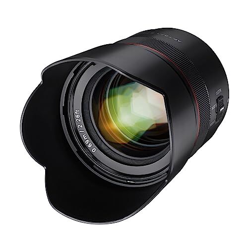 Samyang AF 75mm F1.8 FE Obiettivo per ritratto con messa a fuoco automatica e fissa APS-C Sony E Mount per fotocamera Sony A9 II A7 III A6600 A6500 A6400 A6300 A6000 A5100 A5000 Nex