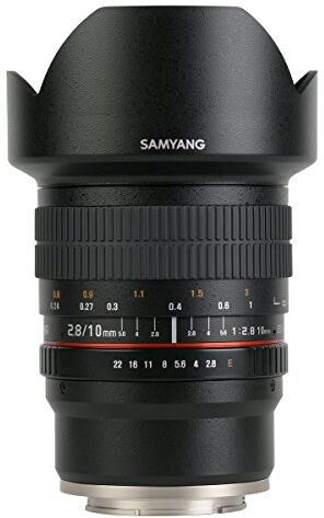 Samyang Super Grandangolo Obiettivo 1:2.8 ed AS NCS CS, 10 mm