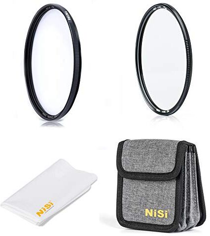 NiSi 67mm Circular Starter Filter Kit, Including HUC UV Filter, HUC CPL and Filter Pouch