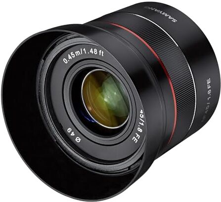 Samyang AF 45 mm F1.8 Obiettivo Sony FE Full Format per fotocamere Sony FE