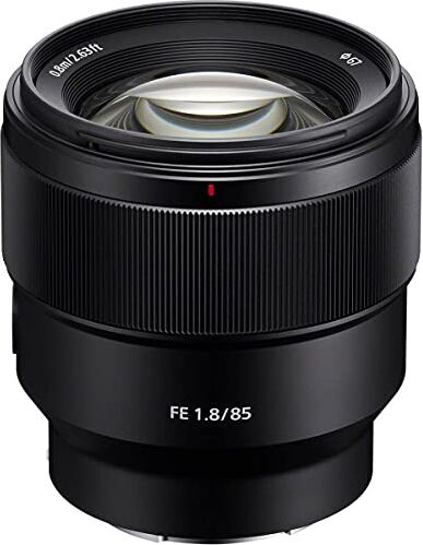 Sony SEL85F18 85mm F/1.8-22 Teleobiettivo fisso medio per fotocamera prima, nero