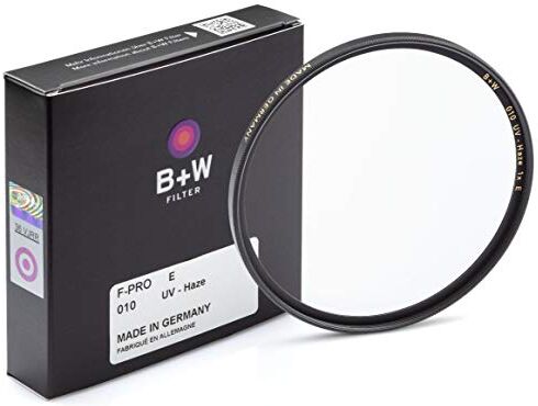 B&W BW CLEAR Filtro F-PRO serie E 010 UV Haze 55mm, Nero