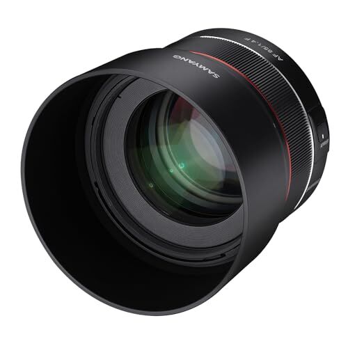 Samyang Obiettivo  85mm F1.4 AF compatibile con Nikon F 22796 nero