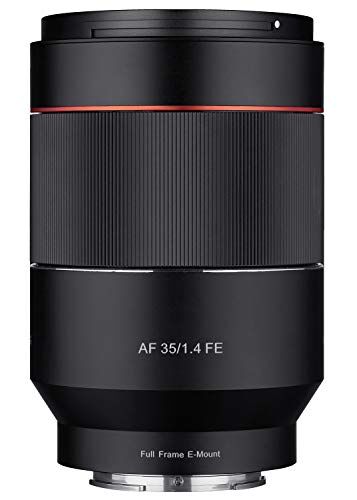 Samyang 35/1.4 DSLR Autofocus Sony E Obiettivo fotografico full frame lichs tärke F1.4 Obiettivo grandangolare nero