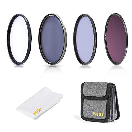 NiSi 67mm Circular Filter Professional Kit, Including HUC UV Filter, Ti Enhance CPL, Natural Night Filter, ND1000(10 stops) and Filter Pouch