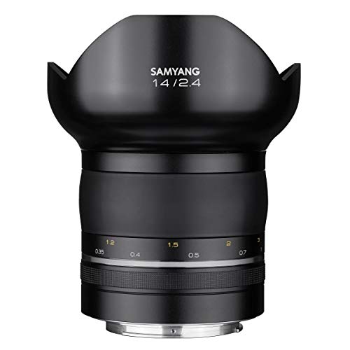 Samyang XP f2.4 Obiettivo della Fotocamera per Nikon, Nero, 14 mm