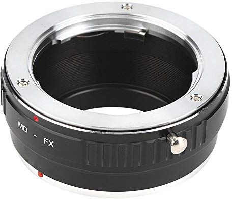 VBESTLIFE Adattatore per innesto Obiettivo, Anello Adattatore per innesto Obiettivo in Lega di Alluminio MD-FX per Obiettivo Minolta MD e per Fotocamera Fujifilm FX Mount