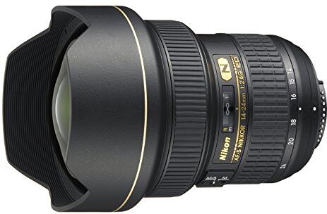 Nikon Obiettivo Nikkor AF-S 14-24 mm f/2.8G ED, Nero [Nital Card: 4 Anni di Garanzia]