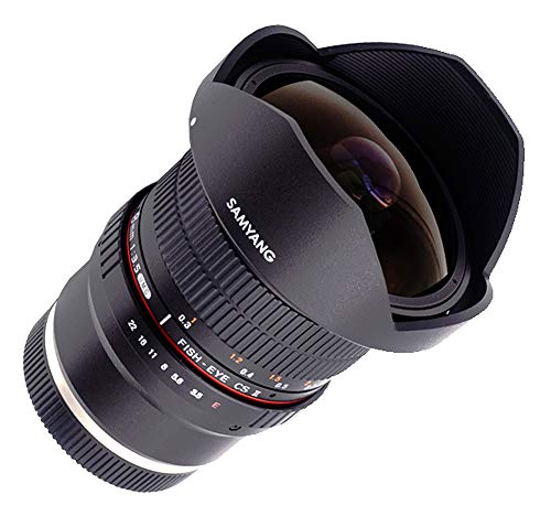 Samyang Obiettivo 8mm F/3.5 UMC Fish-Eye CS II per Sony-E CS II, Nero