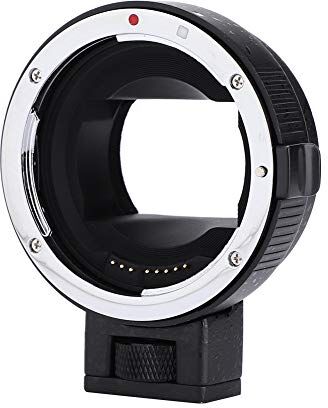 VBESTLIFE Adattatore Obiettivo per Fotocamera, Adattatore per Messa a Fuoco Professionale EF-NEX II con Messa a Fuoco Automatica per Obiettivo EF/EF-S Canon e Fotocamera E-Mount Sony.