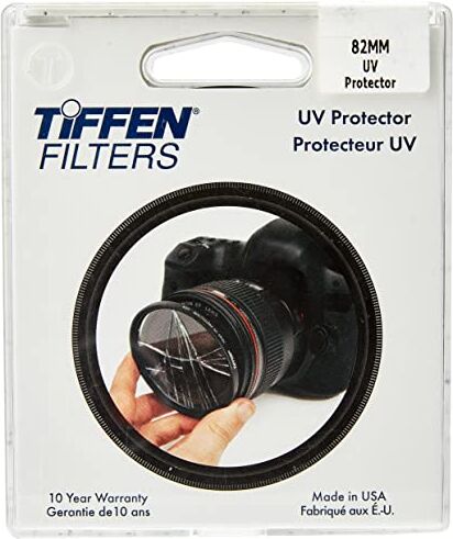 Tiffen 82UVP Filtro protettivo UV, 82 mm, colore: nero