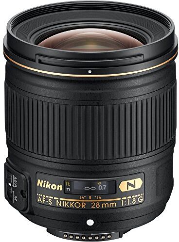 Nikon Obiettivo AF-S Nikkor 28mm 1:1, 8 G, Incluso Paraluce HB-64 e Custodia CL-0915