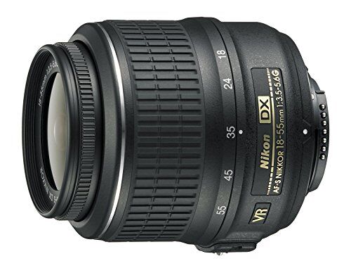 Nikon Obiettivo Nikkor AF-S 18-55 mm f/3.5-5.6G DX VR, Nero [Versione EU](Ricondizionato Certificato)